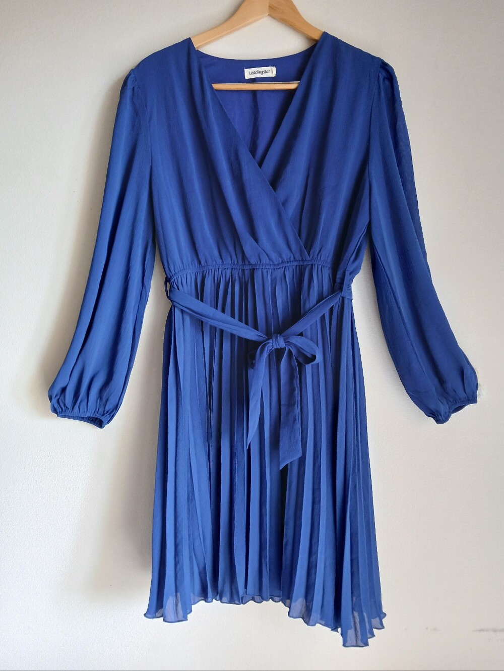 Leadingstar Dress Size XL Blue Lined